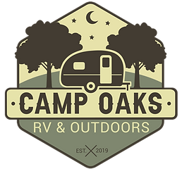 CAMP OAKS color badge logo