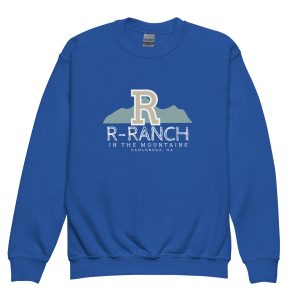 Youth | Crewneck Sweatshirt | Ranch Rustic | Blue